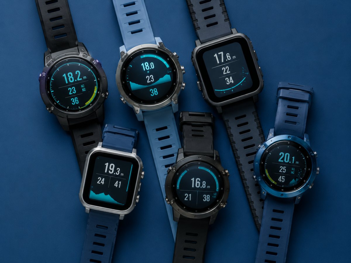 Wrist dive computers